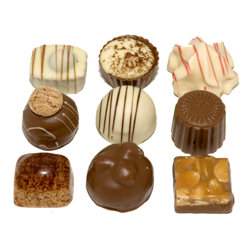 bonbons melk en wit