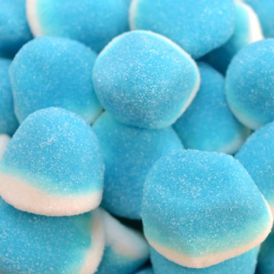 Geboorte snoepjes blauw wt