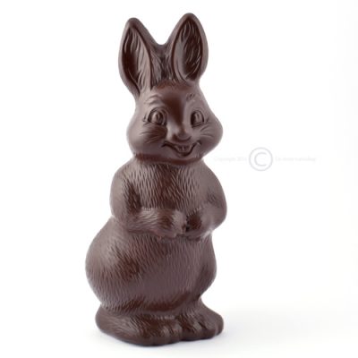 Vrolijke paashaas pure chocolade