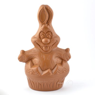 paashaas uit ei melkchocolade