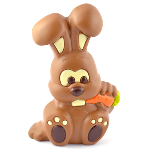 Chocolade paashaas met wortel