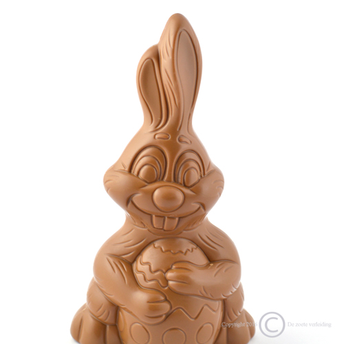 paashaas met ei melkchocolade