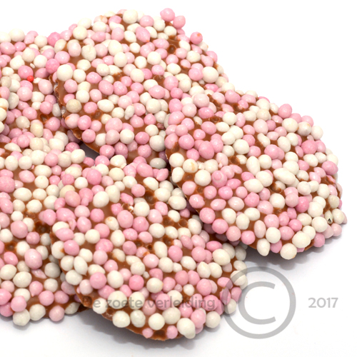 Geboorte flikken roze muisjes