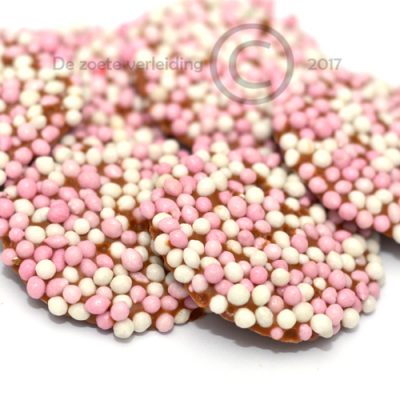 Geboorte flikken roze muisjes