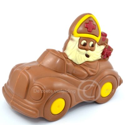 Chocolade sint in auto