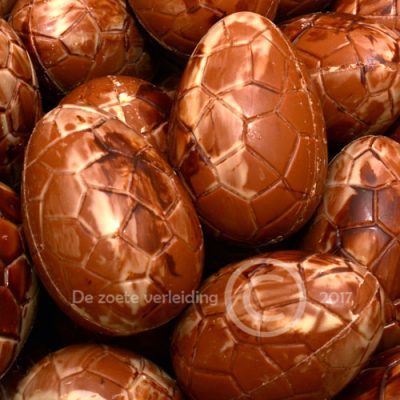 Schildereieren melk chocolade