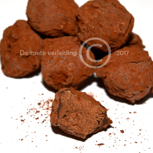 Pure cacao truffels