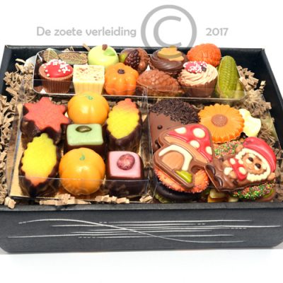 Luxe herfstchocolade geschenk