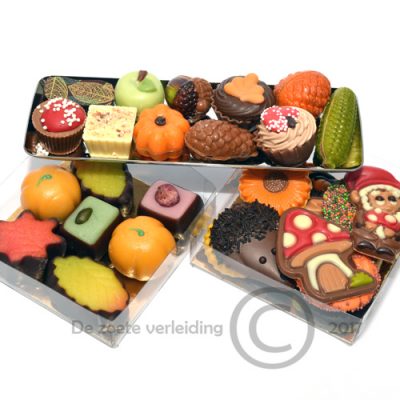 Luxe herfstchocolade geschenk