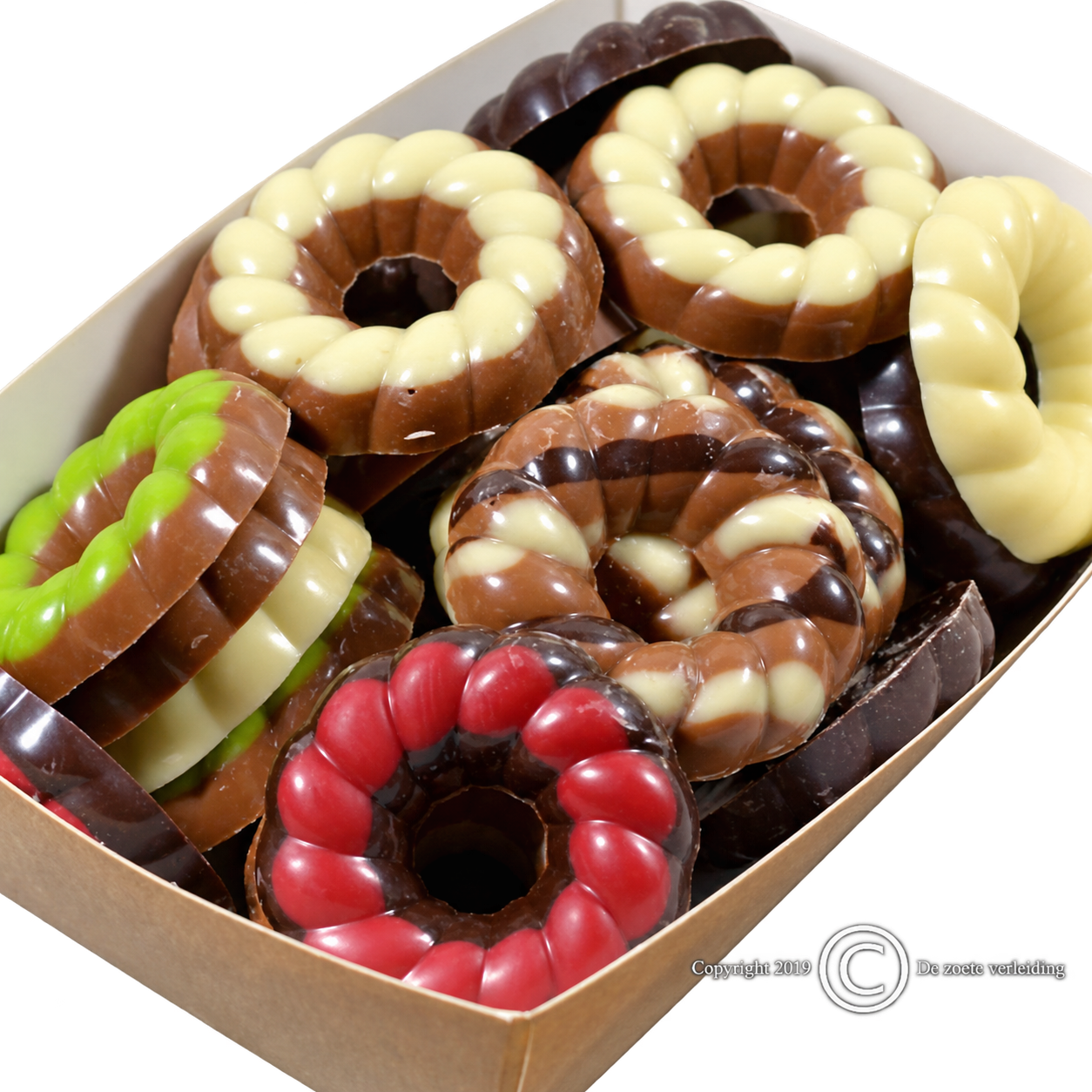 Kerstchocolade kransjes