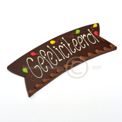 Bedankt chocolade tablet
