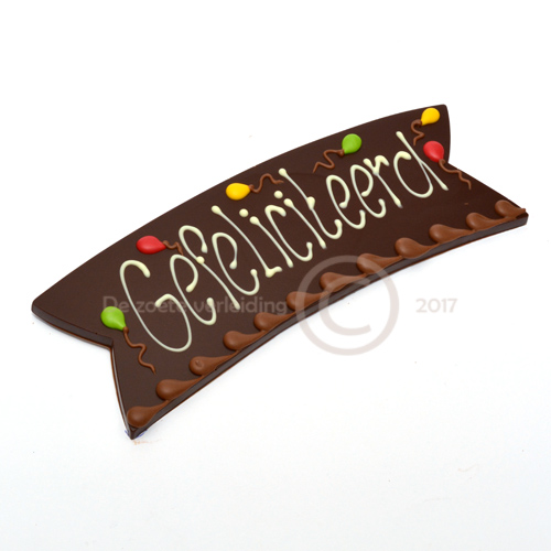 Bedankt chocolade tablet