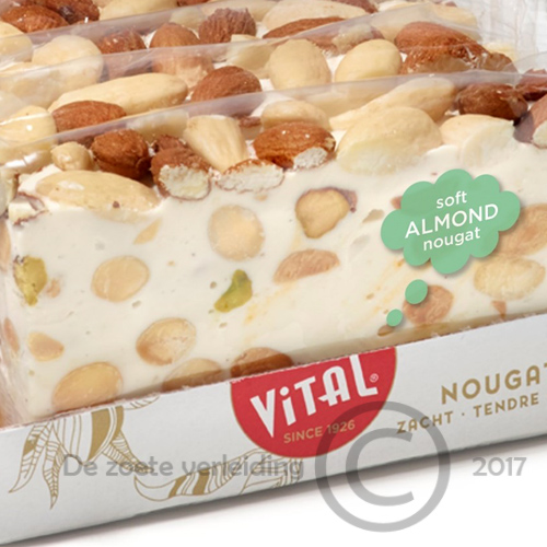 Zachte nougat Amandel Pistache