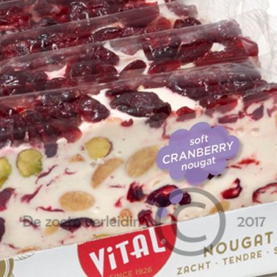 Zachte nougat cranberry