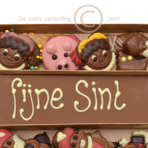 Fijne Sint chocolade drieluik