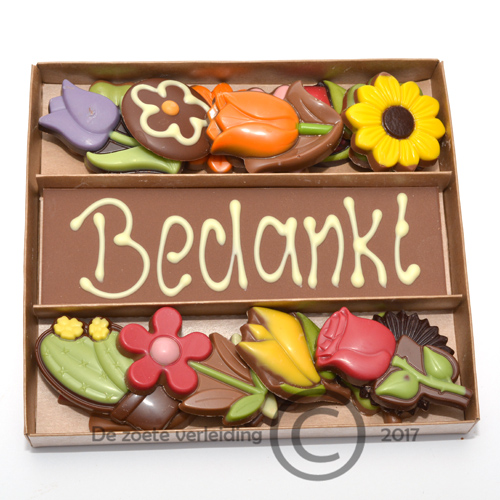 Bedankt chocolade drieluik