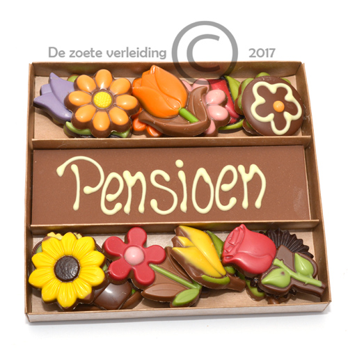Pensioen chocolade drieluik