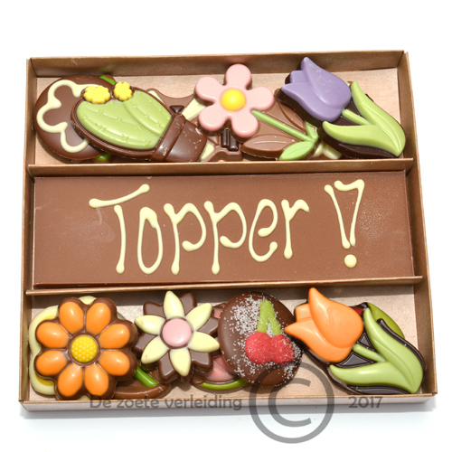 Topper chocolade drieluik