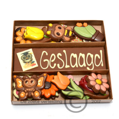 Geslaagd chocolade drieluik