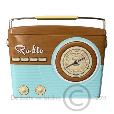 Koekblik radio retro-look