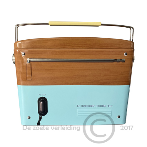 Koekblik radio retro-look