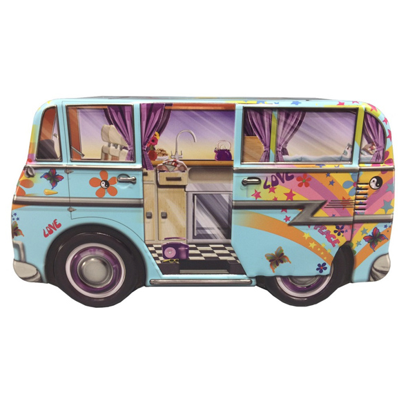 camper hippie koekblik