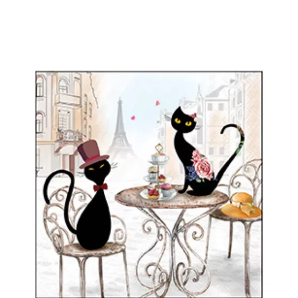 Ambiente servetten Cats in Paris