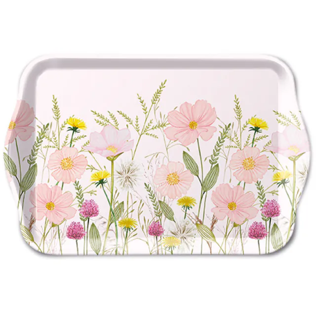 Ambiente dienblad Pastel Flowers – 13 x 21 cm