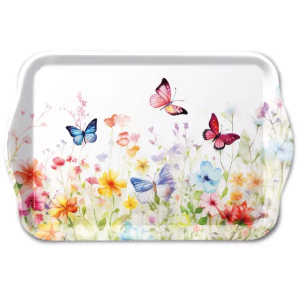 Ambiente dienblad Butterflies in field