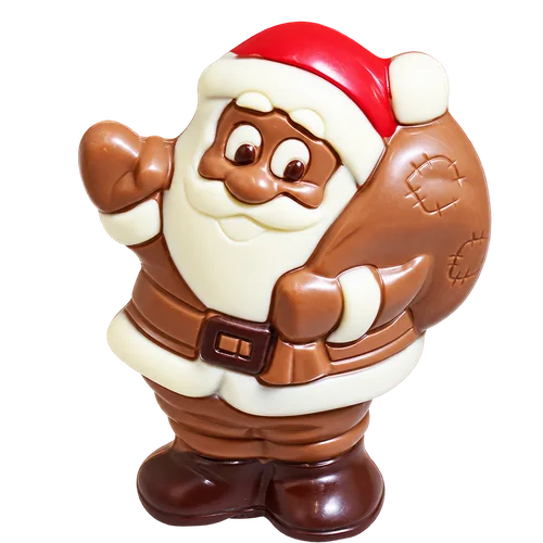 Chocolade kerstman Sam 11 cm